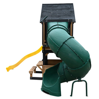 Lifespan Kids Claremont Swing Set & Play Centre with 2.2m Slide (Yellow)