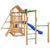 Lifespan Kids Coburg Lake Swing & Play Set with Blue Slide