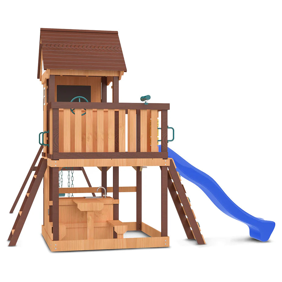 Lifespan Kids Coventry Play Centre Set with 2.2m Blue Slide