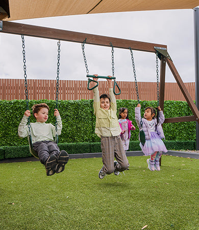 Lifespan Kids Coventry Swing Set & Play Centre with 2.2m Slide (Pastel Green)