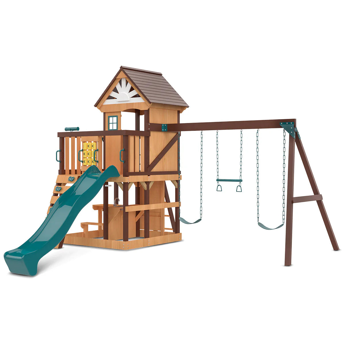 Lifespan Kids Coventry Play Centre Set with 2.2m Green Slide