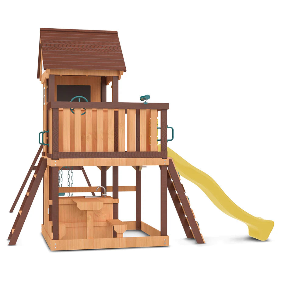 Lifespan Kids Coventry Play Centre Set with 2.2m Yellow Slide