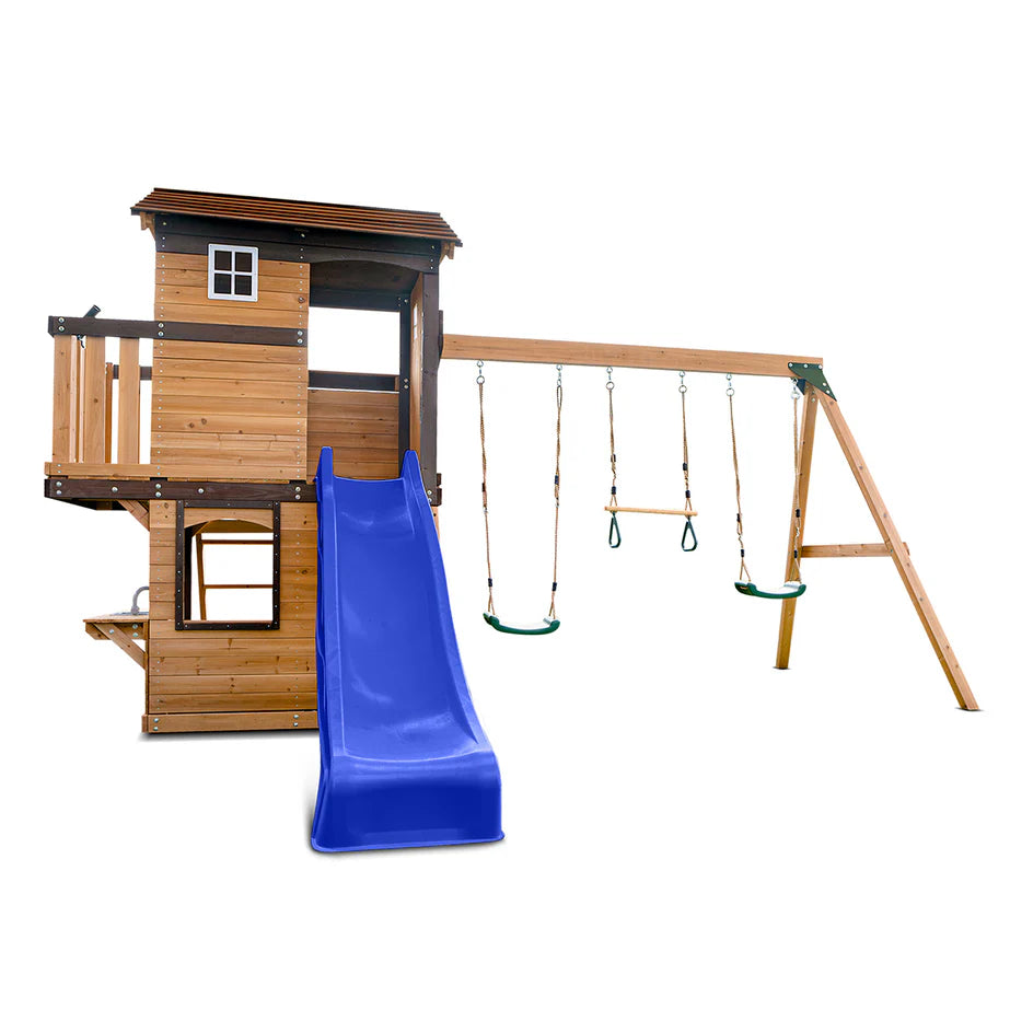 Lifespan Kids Darlington Play Centre Set with 2.2m Blue Slide