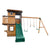 Lifespan Kids Darlington Play Centre Set with 2.2m Green Slide