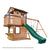 Lifespan Kids Darlington Play Centre Set with 2.2m Green Slide