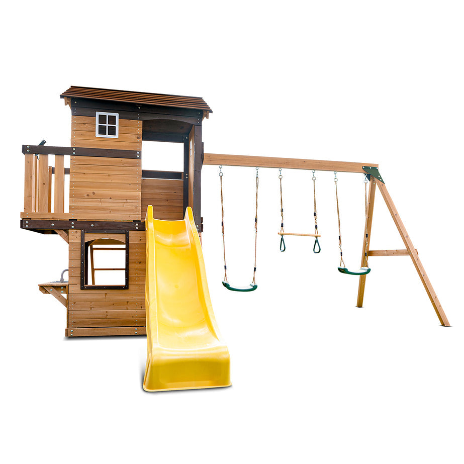 Lifespan Kids Darlington Play Centre Set with 2.2m Yellow Slide