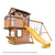 Lifespan Kids Darlington Play Centre Set with 2.2m Yellow Slide