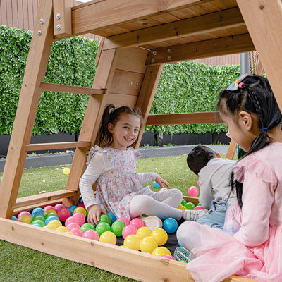 Lifespan Kids Greenvale Play Centre with 1.8m Green Slide