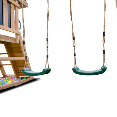 Lifespan Kids Greenvale Play Centre with 1.8m Slide (Pastel Green)
