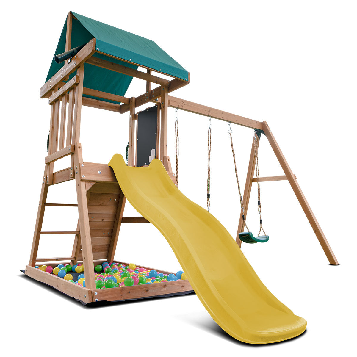 Lifespan Kids Greenvale Play Centre with 1.8m Slide (Yellow)