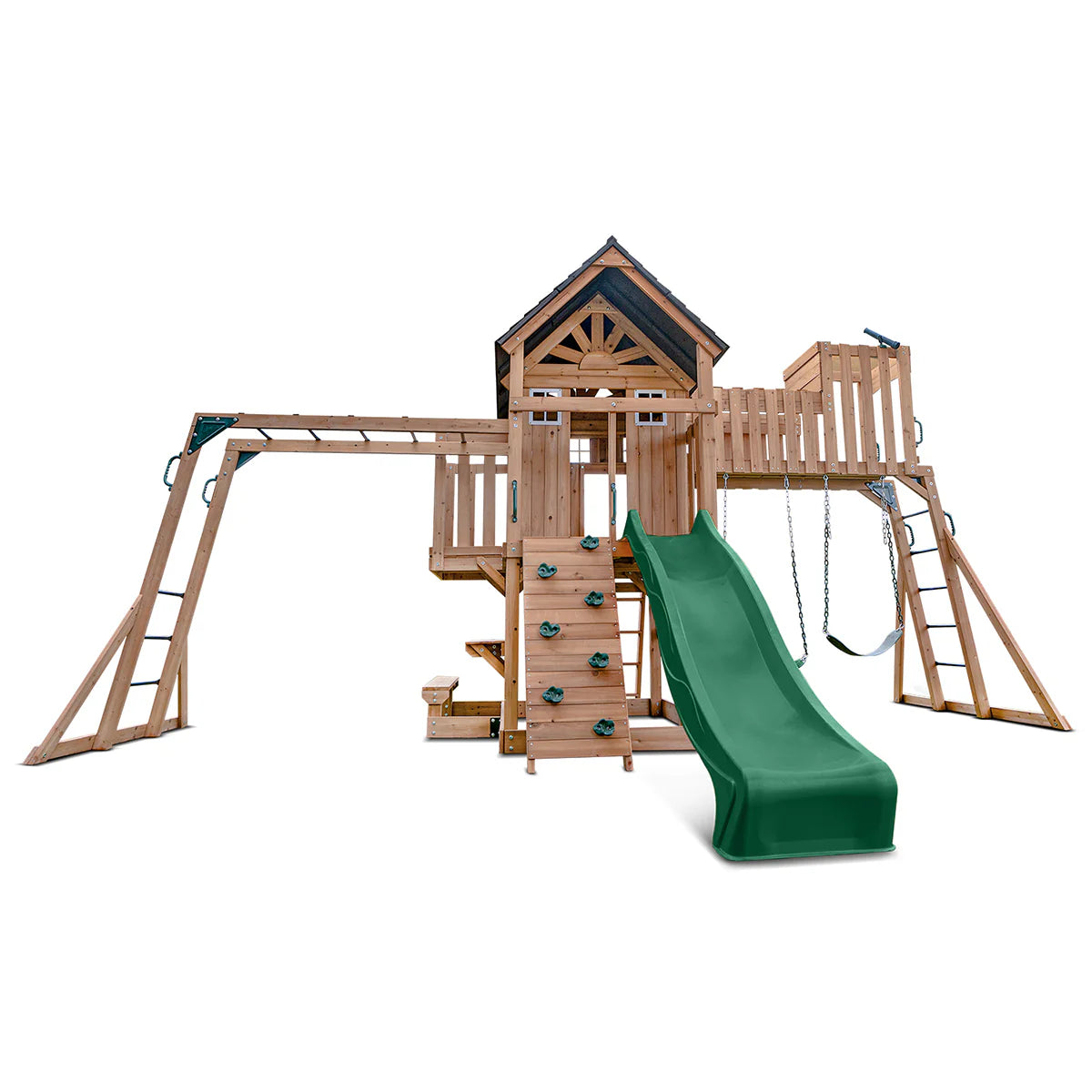 Lifespan Kids Kensington Play Centre Set with 2.2m Green Slide