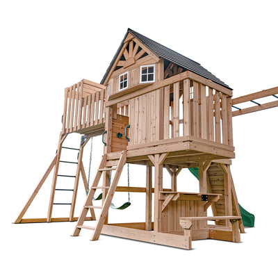 Lifespan Kids Kensington Play Centre Set with 2.2m Green Slide