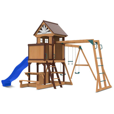 Lifespan Kids Meer Brook Play Centre Set with 2.2m Blue Slide