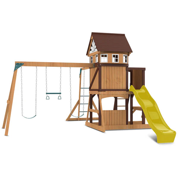 Lifespan Kids Meer Brook Play Centre Set with 2.2m Yellow Slide