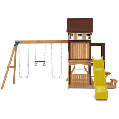 Lifespan Kids Meer Brook Play Centre Set with 2.2m Yellow Slide