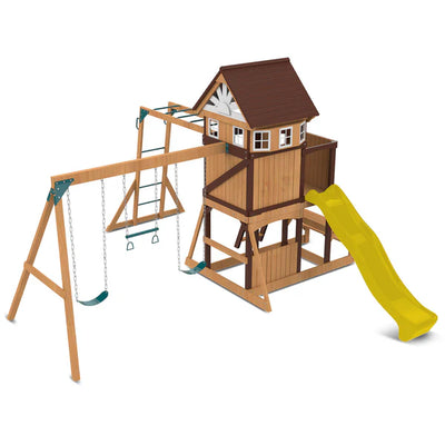 Lifespan Kids Meer Brook Play Centre Set with 2.2m Yellow Slide