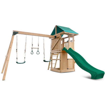 Lifespan Kids Montrose Play Centre Set with 2.2m Green Slide