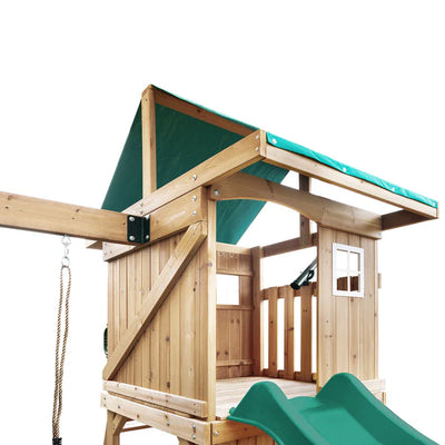 Lifespan Kids Montrose Play Centre Set with 2.2m Green Slide