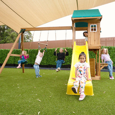 Lifespan Kids Montrose Play Centre Set with 2.2m Yellow Slide