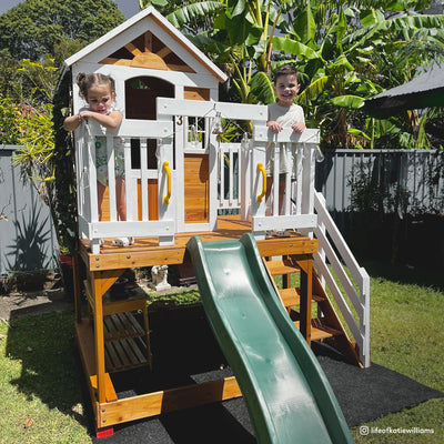 Lifespan Kids Silverton Cubby House with 1.8m Slide