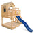 Lifespan Kids Silverton Cubby House with 1.8m Blue Slide
