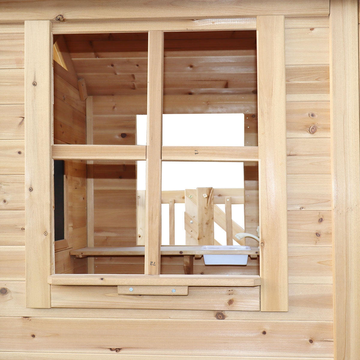 Lifespan Kids Silverton Cubby House with 1.8m Slide (Green)