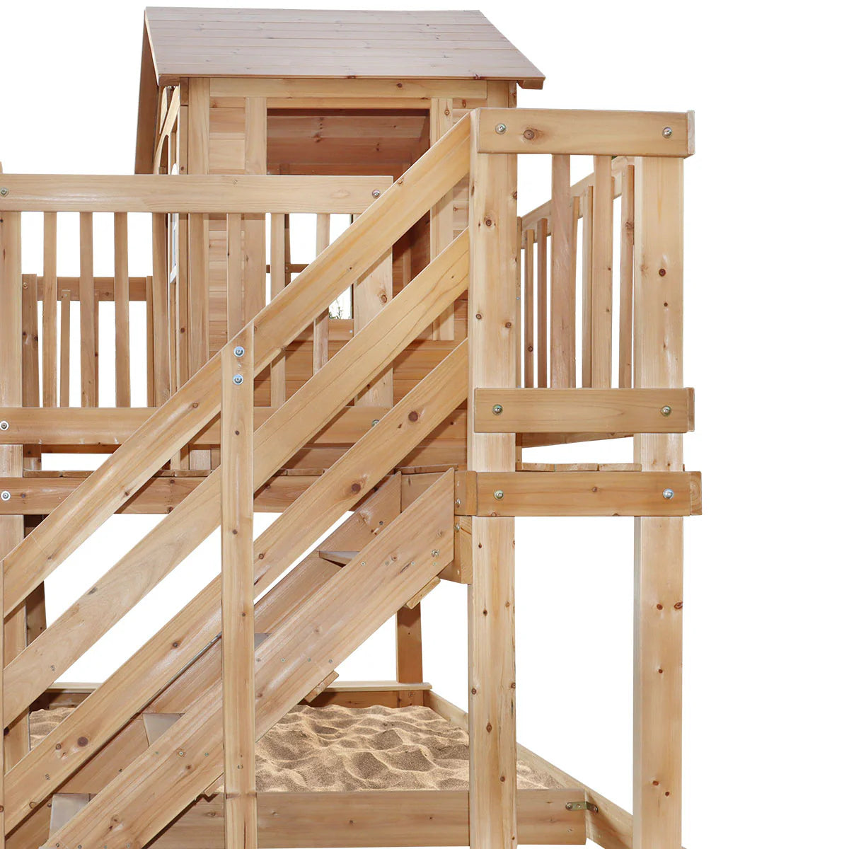 Lifespan Kids Silverton Cubby House with 1.8m Slide (Yellow)