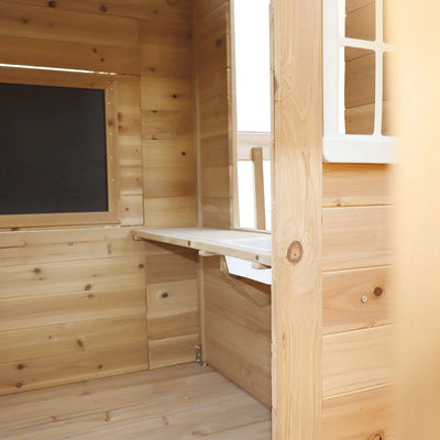 Lifespan Kids Silverton Cubby House with 1.8m Slide (Yellow)