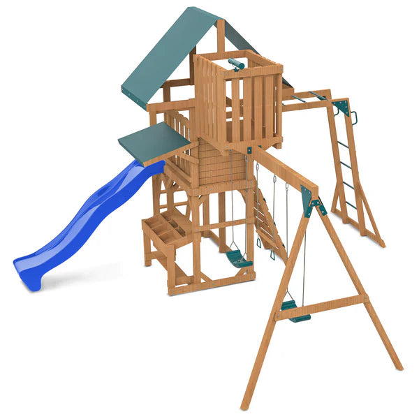 Lifespan Kids Walton Play Centre Set with 2.2m Blue Slide