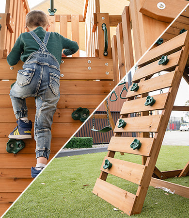 Lifespan Kids Walton Swing Set, Monkey Bars & Play Centre with 2.2m Slide (White)