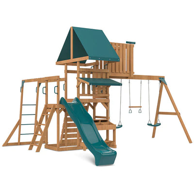 Lifespan Kids Walton Play Centre Set with 2.2m Green Slide