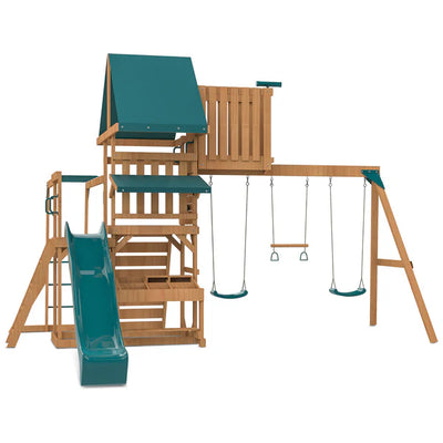 Lifespan Kids Walton Play Centre Set with 2.2m Green Slide