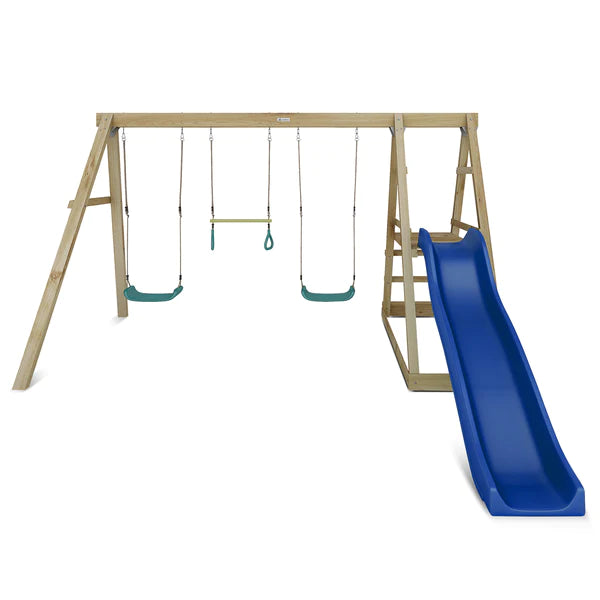 Lifespan Kids Winston Swing Set with Climb & 1.8m Slide (Blue)