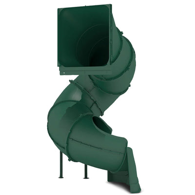Lifespan Kids Spiral Tube Slide - Green