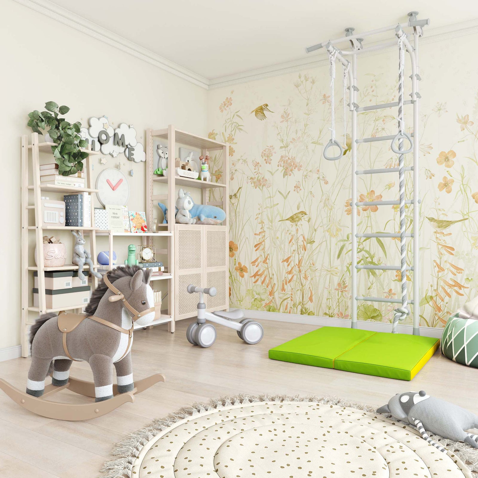 Sensory Swedish Climbing Frame - No Drill - TINNITOTS