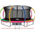 Everfit 14FT Trampoline for Kids w/ Ladder Enclosure Safety Net Rebounder Colors