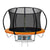 Everfit 8FT Trampoline for Kids w/ Ladder Enclosure Safety Net Rebounder Orange