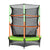 Everfit 4.5FT Trampoline for Kids w/ Enclosure Safety Net Rebounder Gift Green