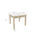 Jooyes Kids Birch Plywood White Square Table - H54cm