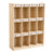 Jooyes 12 Cubbies Bag Locker Storage Cabinet