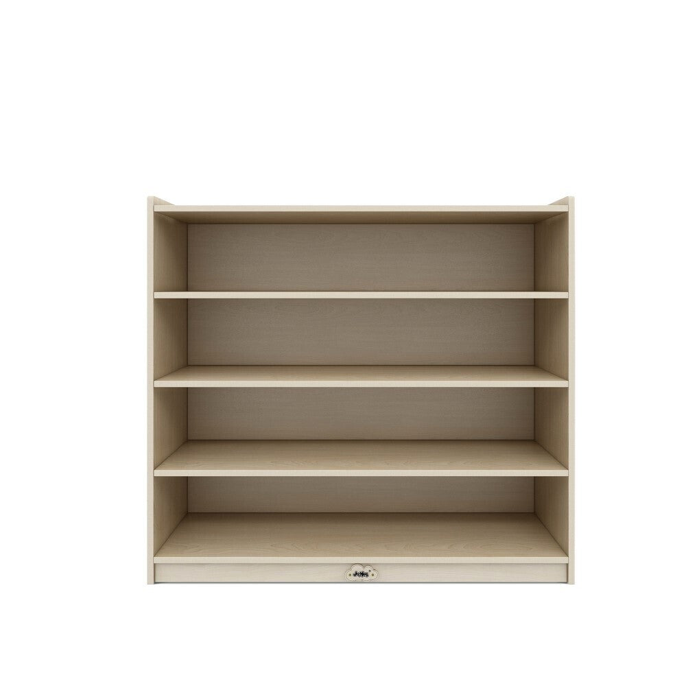 Jooyes Kids 4 Shelf Wooden Bookcase Organiser Storage - H91cm