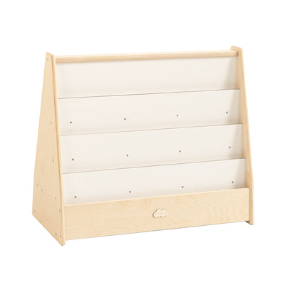 Jooyes Kids 4 Tier Wooden Display Bookcase With White Board And Storage