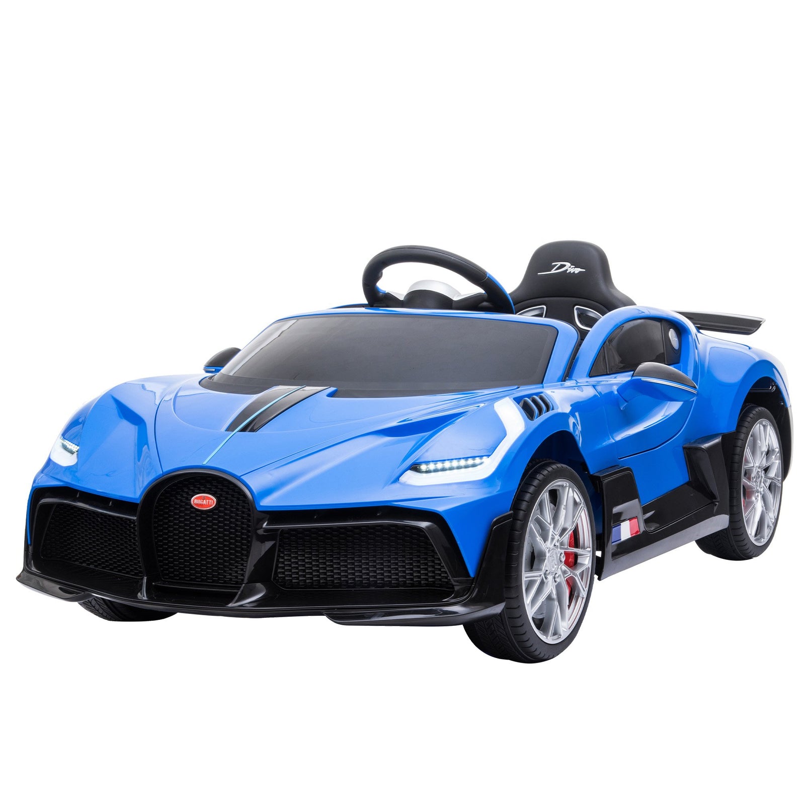 Kahuna Licensed Bugatti Divo Kids Electric Ride On Car - Blue with Free Customised Plates