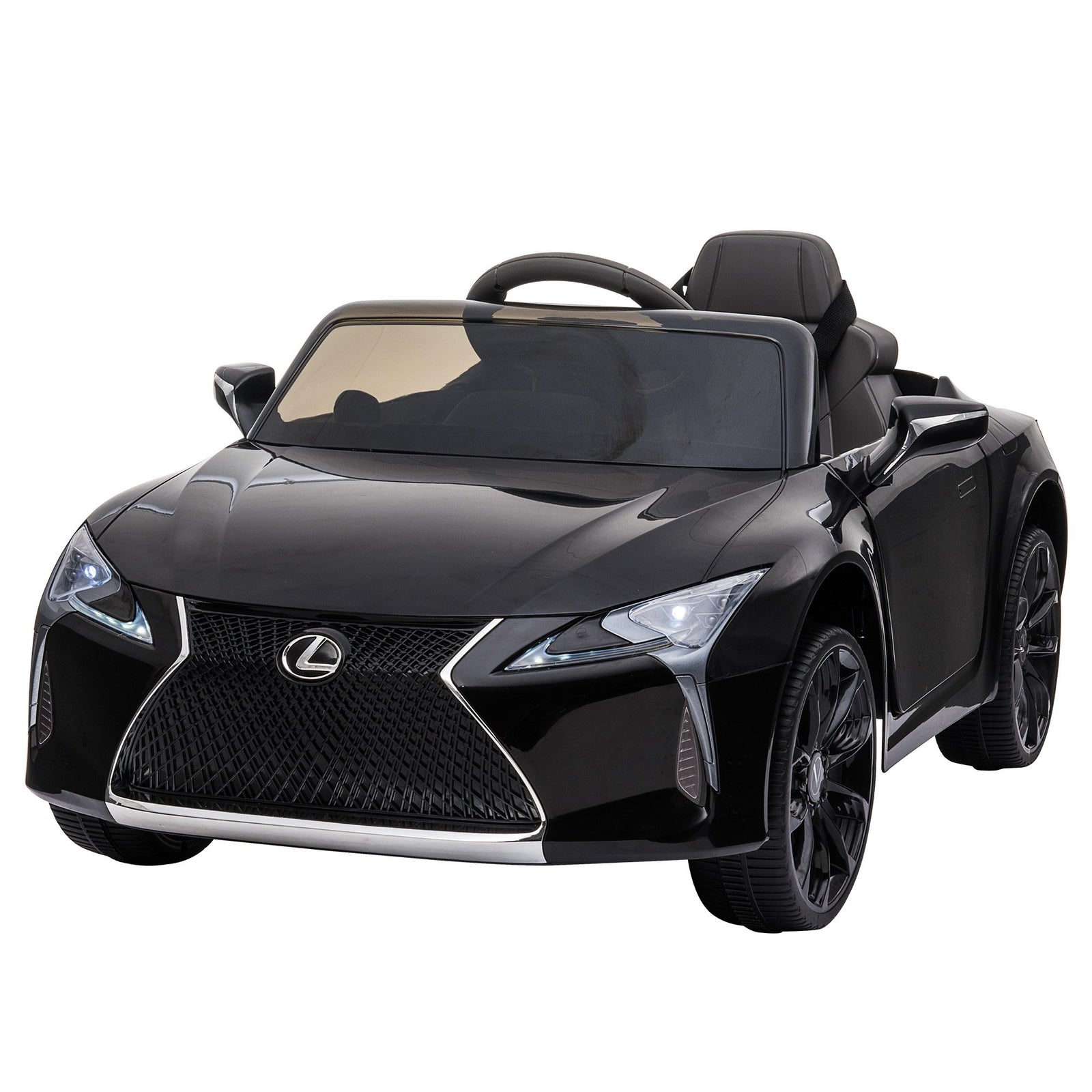 Kahuna Licensed Lexus LC 500 Kids Electric Ride On Car - Black with Free Customised Plates