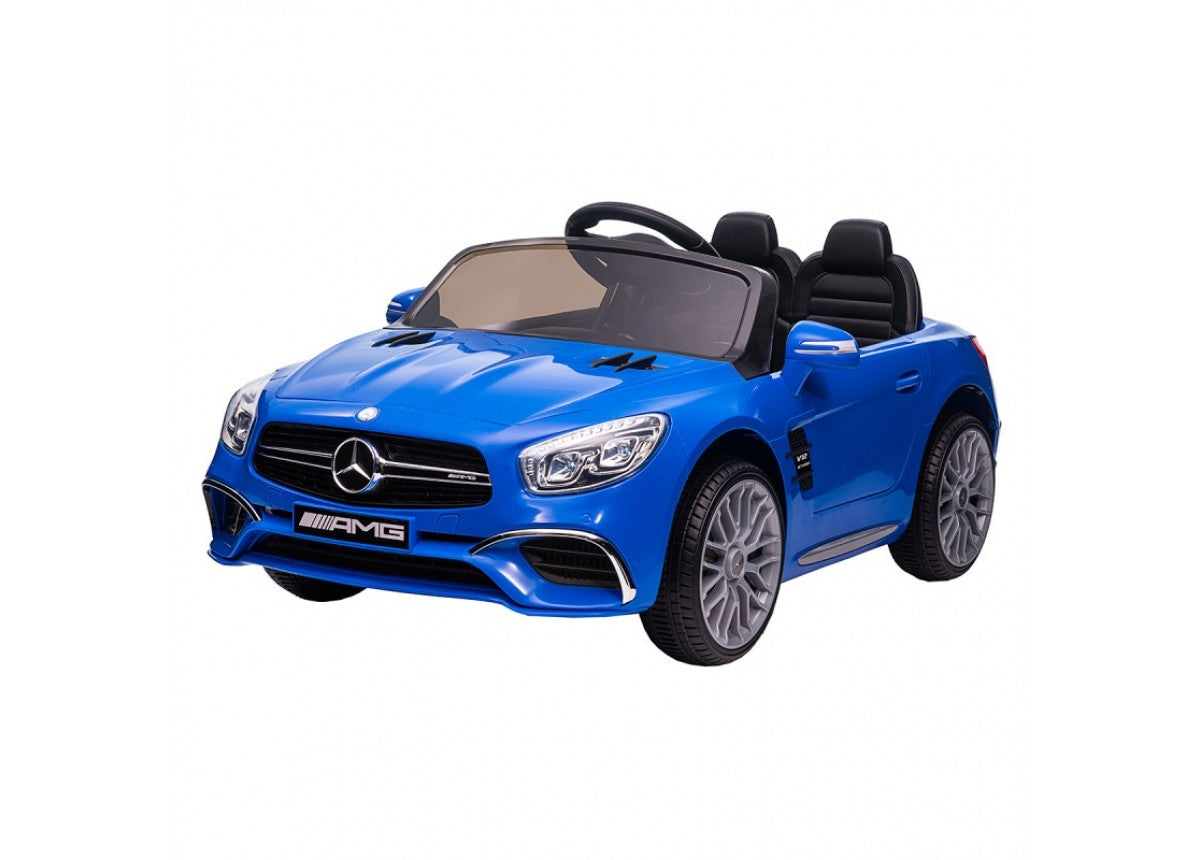Mercedes SL65 AMG Kids 12v Electric Ride On - Blue with Free Customised Plates
