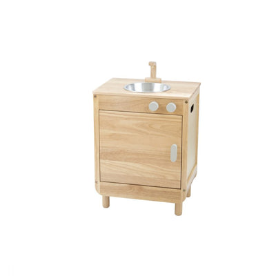 Wooden Playhouse Kitchen Set (4-Piece Natural Collection) - Kids Toys Warehouse