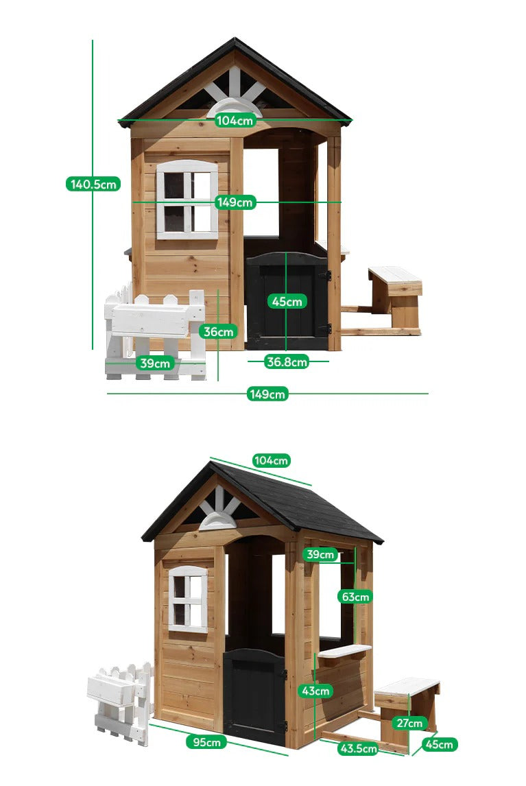 Lifespan Kids Bilby Cubby House in Natural Timber