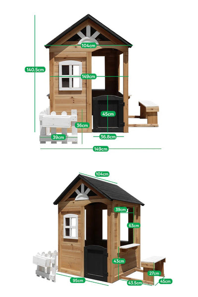 Lifespan Kids Bilby Cubby House in Natural Timber