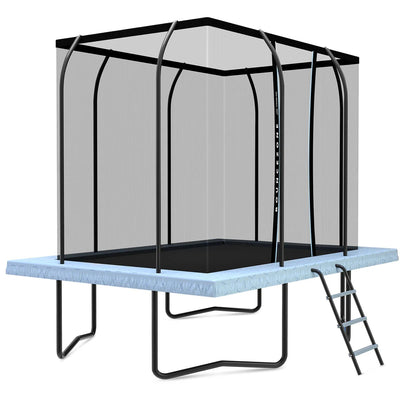 Lifespan Kids BounceZone M Rectangular Spring Trampoline Set