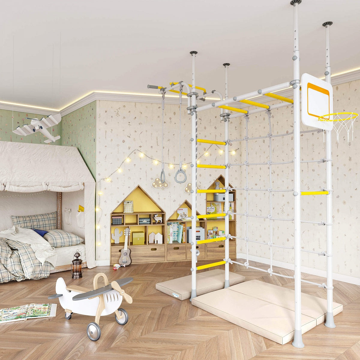 Swedish Home Play gym set - No Drill - TINNITOTS